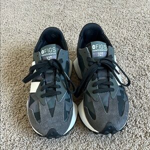 Limited Edition Figs New Balance 327 Sneakers in Geometric Camo